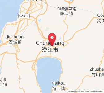 Map of Fenglu, Yunnan