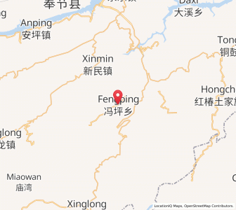 Map of Fengping, Chongqing