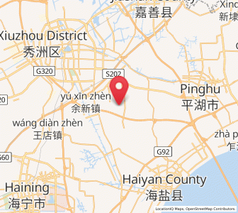 Map of Fengqiao, Zhejiang