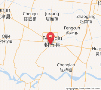 Map of Fengqiu Chengguanzhen, Henan