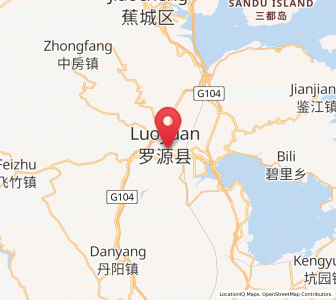 Map of Fengshan, Fujian