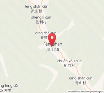 Map of Fengshan, Heilongjiang
