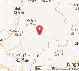Map of Fengshan, Jiangxi