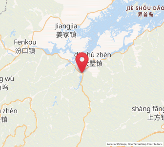 Map of Fengshuling, Zhejiang
