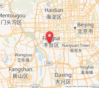 Map of Fengtai, Beijing