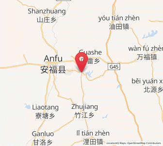 Map of Fengtian, Jiangxi