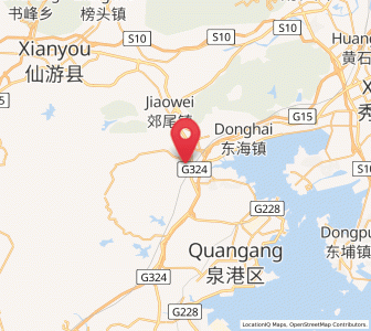 Map of Fengting, Fujian