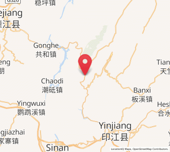 Map of Fengxiangxi, Guizhou