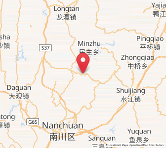 Map of Fengyan, Chongqing