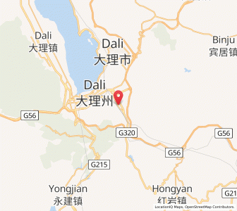 Map of Fengyi, Yunnan