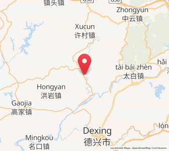 Map of Fengzhou, Jiangxi
