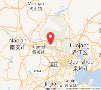 Map of Fengzhou, Fujian