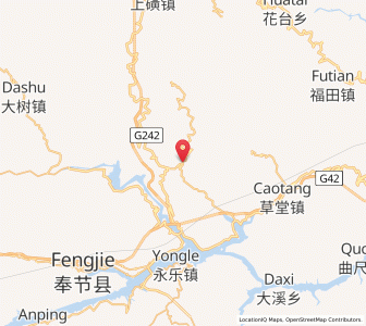 Map of Fenhe, Chongqing