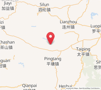 Map of Fenjie, Guangdong