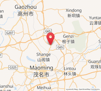 Map of Fenjie, Guangdong