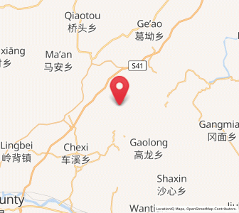 Map of Fenkeng, Jiangxi
