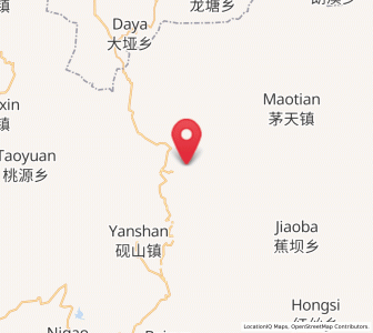 Map of Fenshui, Guizhou