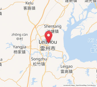Map of Fucheng, Guangdong