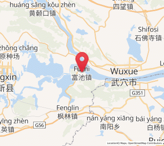 Map of Fuchi, Hubei