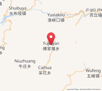 Map of Fujiayan, Hubei