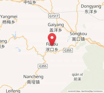 Map of Fukou, Fujian