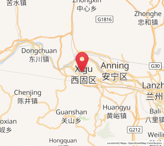 Map of Fulilu, Gansu