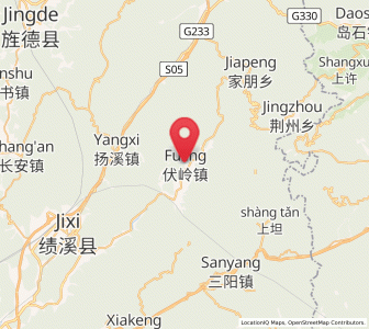 Map of Fuling, Anhui
