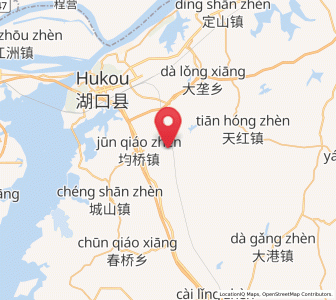 Map of Fulong, Jiangxi