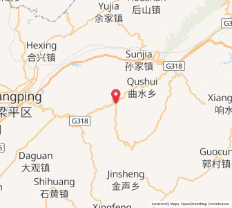 Map of Fulu, Chongqing
