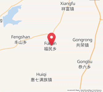 Map of Fumin, Heilongjiang