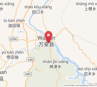 Map of Furong, Jiangxi