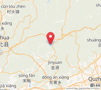 Map of Furong, Zhejiang