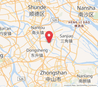 Map of Fusha, Guangdong
