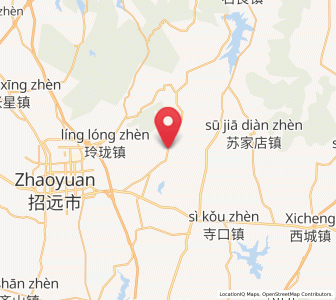 Map of Fushan, Shandong