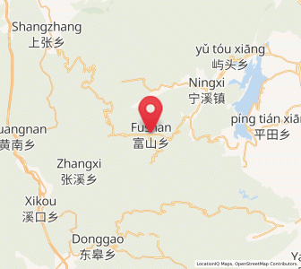 Map of Fushan, Zhejiang
