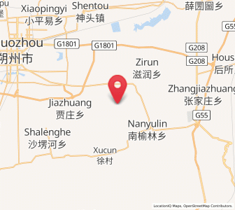 Map of Fushanzhuang, Shanxi