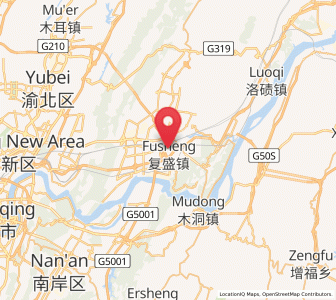Map of Fusheng, Chongqing