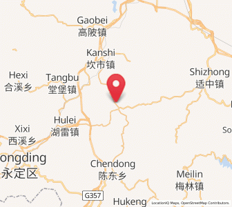 Map of Fushi, Fujian