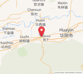 Map of Fushui, Shaanxi