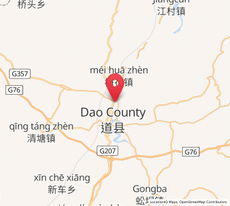 Map of Futang, Hunan