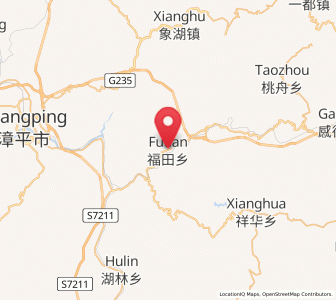 Map of Futian, Fujian