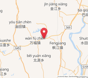 Map of Futian, Jiangxi