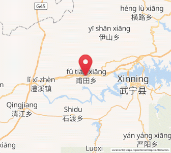 Map of Futian, Jiangxi