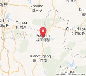 Map of Futianhe, Hubei