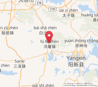 Map of Futu, Hubei