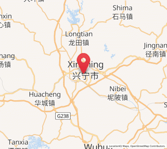 Map of Fuxing, Guangdong