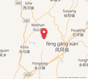 Map of Fuxing, Guizhou