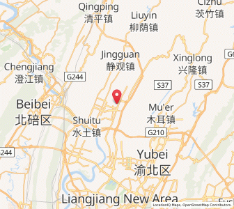 Map of Fuxing, Chongqing