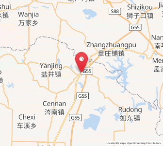 Map of Fuxingchang, Hunan