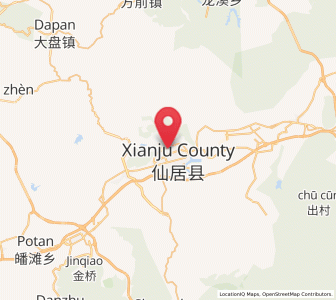 Map of Fuying, Zhejiang